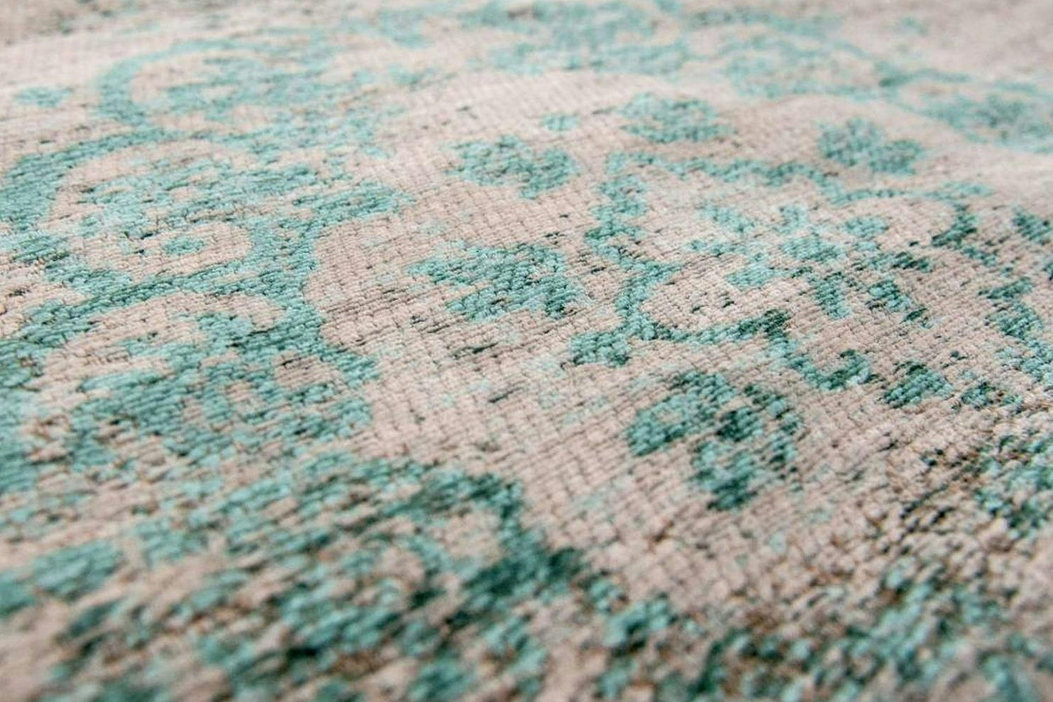 Louis De Poortere | Medallion Eco Rug | Jade Oyster | 80 x 150 cm-6