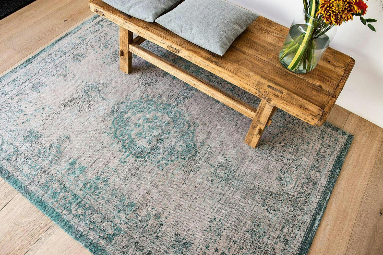 Louis De Poortere | Medallion Eco Rug | Jade Oyster | 240 x 340 cm-3