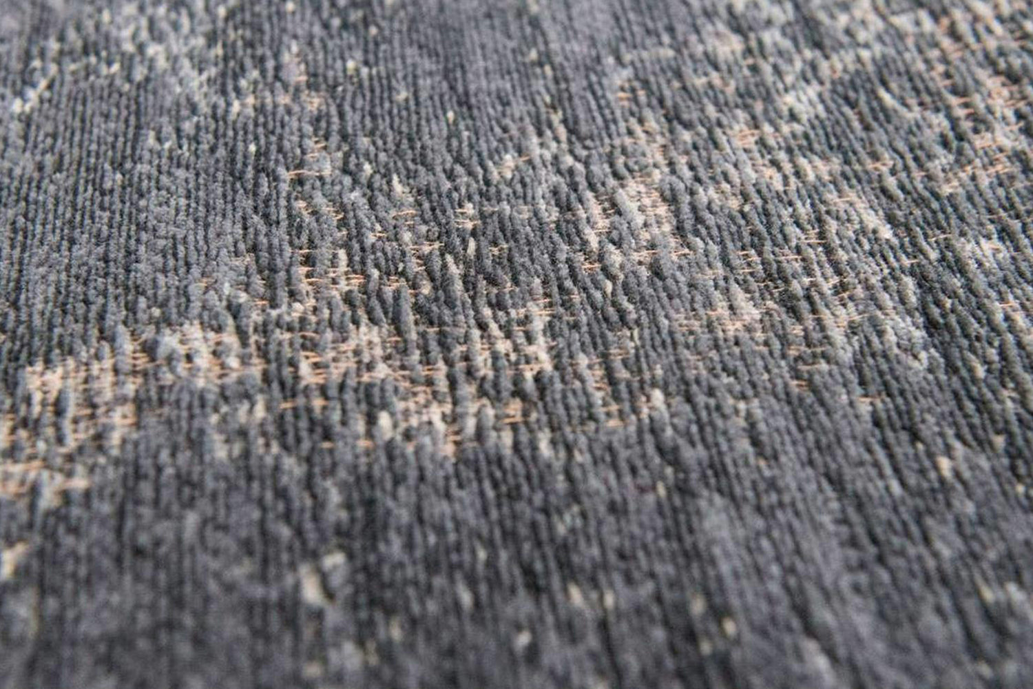 Louis De Poortere | Medallion Eco Rug | Mineral Black | 80 x 150 cm-4