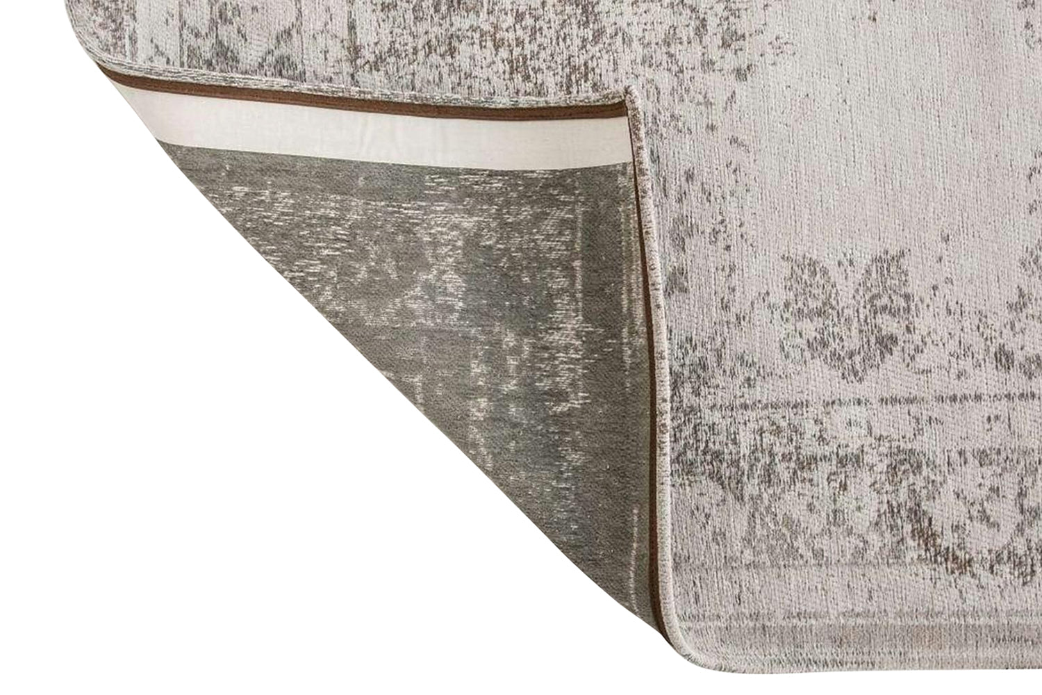 Louis De Poortere | Medallion Eco Rug | Salt & Pepper | 80 x 150 cm-7