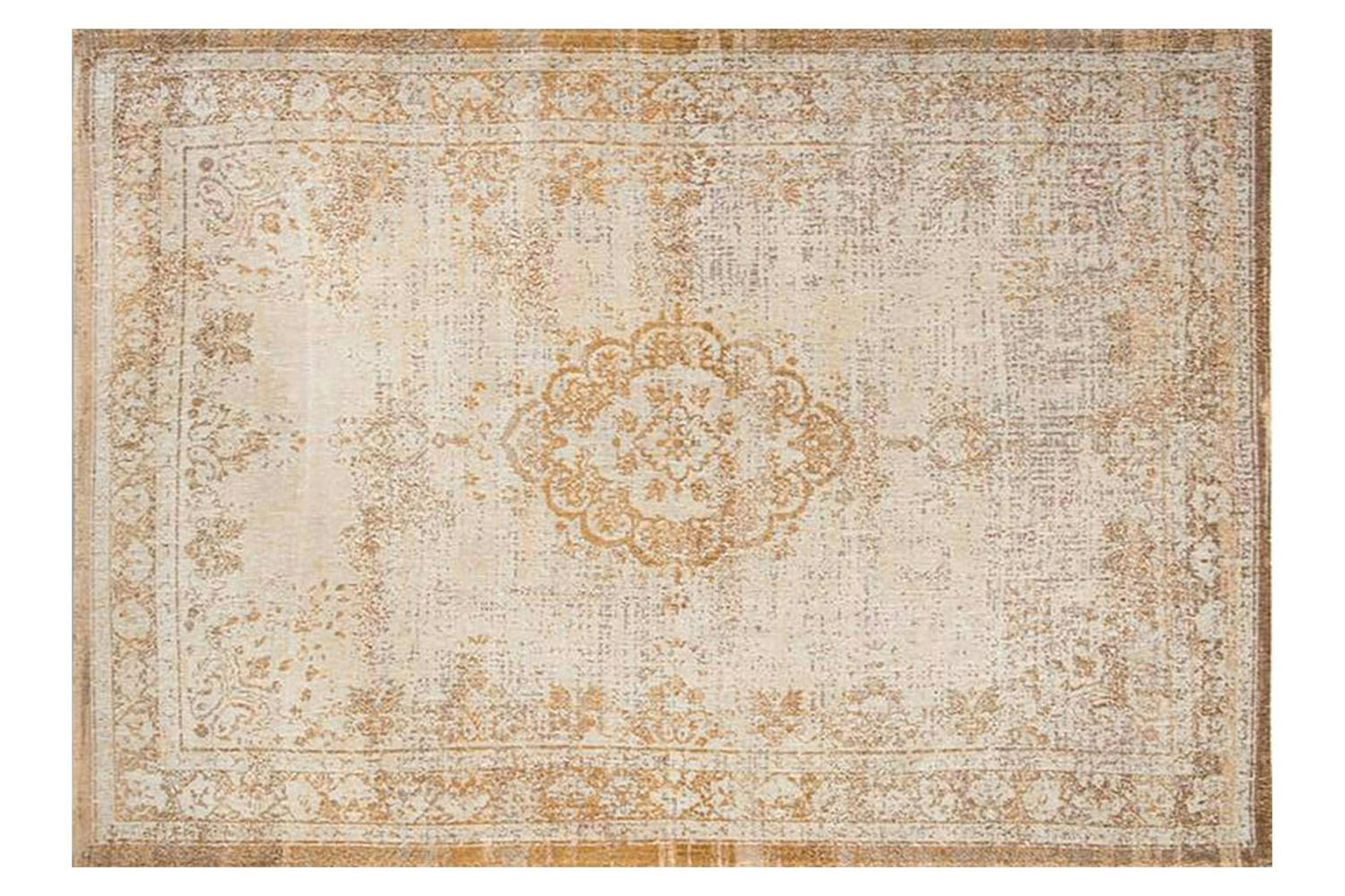 Louis De Poortere | Medallion Eco Rug | Yellow | 170 x 240 cm