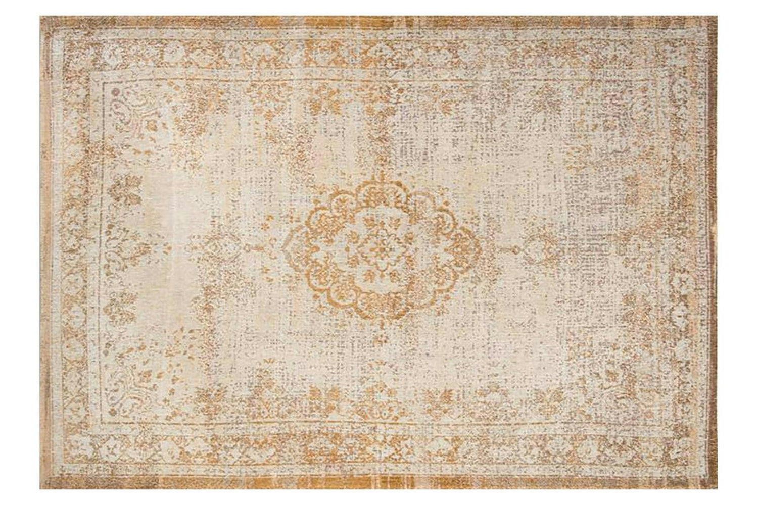Louis De Poortere | Medallion Eco Rug | Yellow | 200 x 280 cm