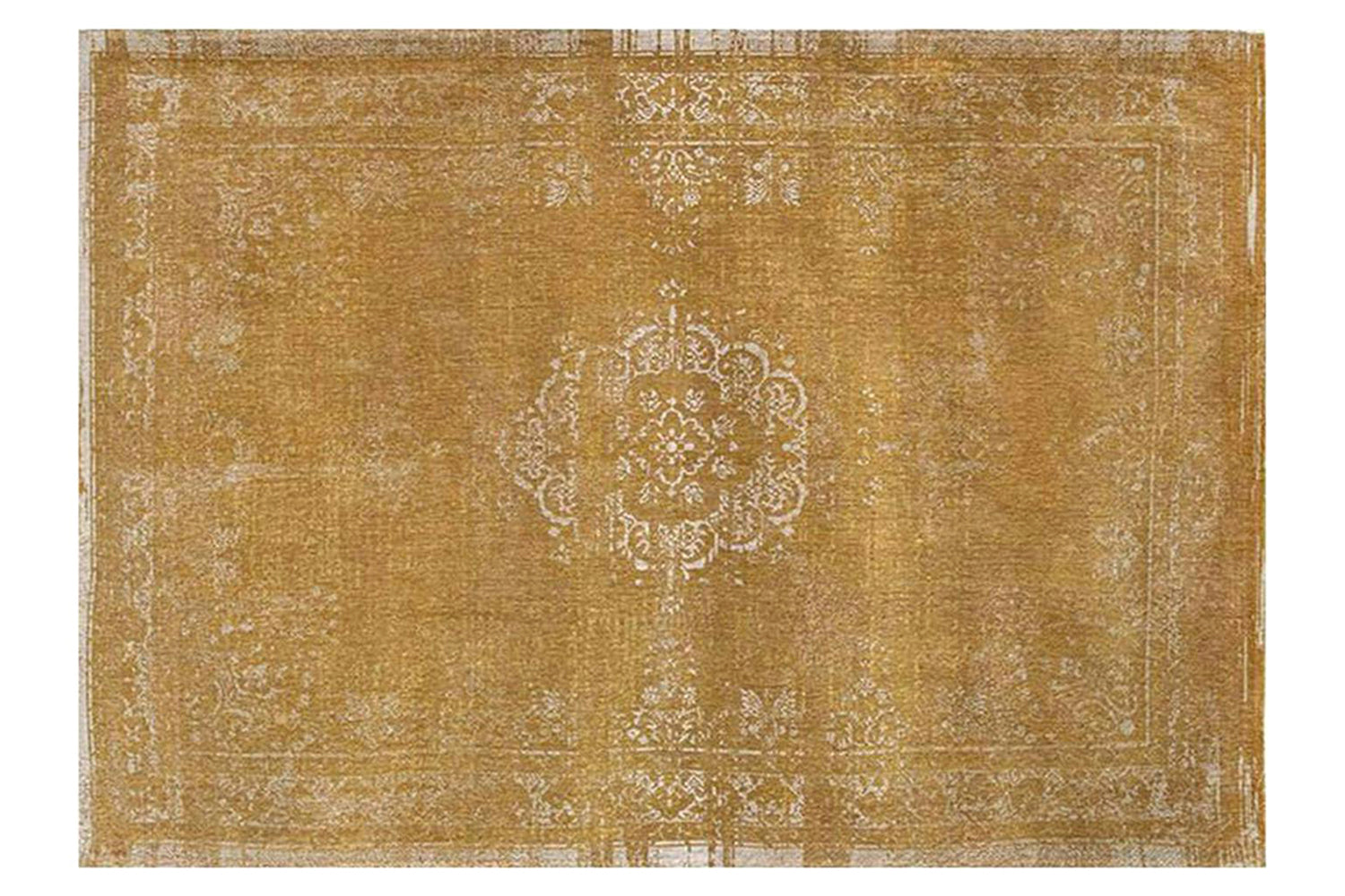 Louis De Poortere | Medallion Eco Rug | Spring Moss | 140 x 200 cm