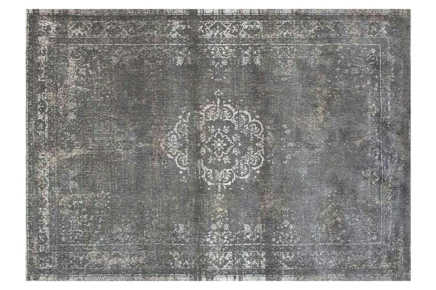 Louis De Poortere | Medallion Eco Rug | Stone | 140 x 200 cm
