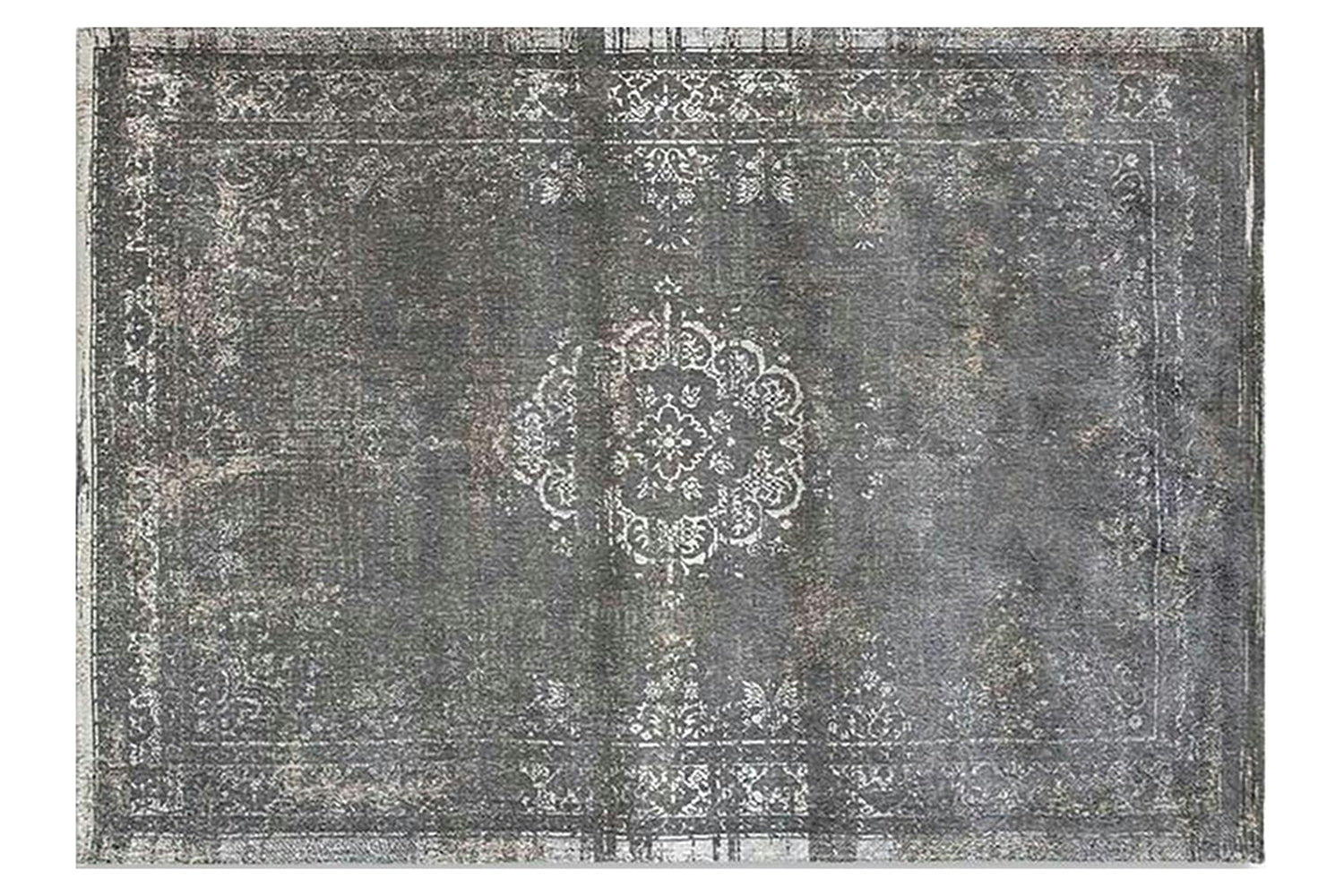 Louis De Poortere | Medallion Eco Rug | Stone | 170 x 240 cm