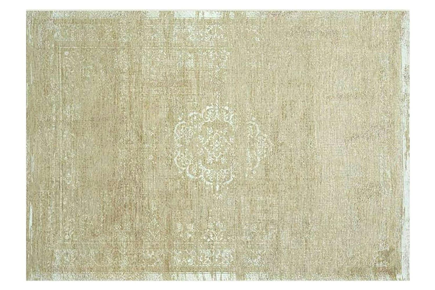 Louis De Poortere | Medallion Eco Rug | Beige | 80 x 150 cm