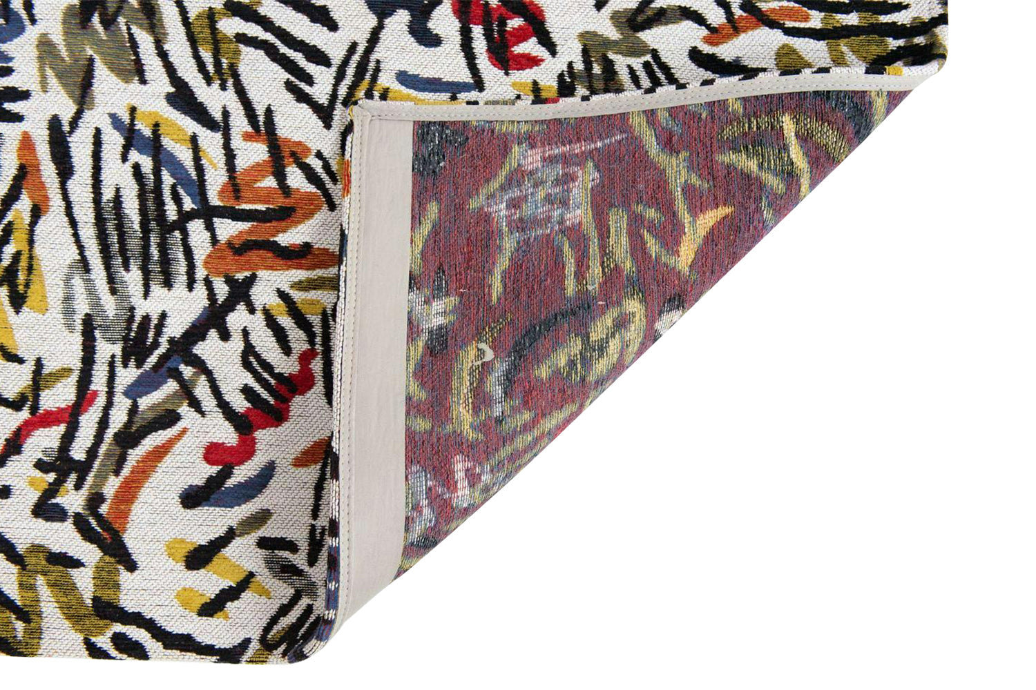 Louis De Poortere | Graffito Street Graph Eco Rug | Multicolour | 100 x 140 cm-7