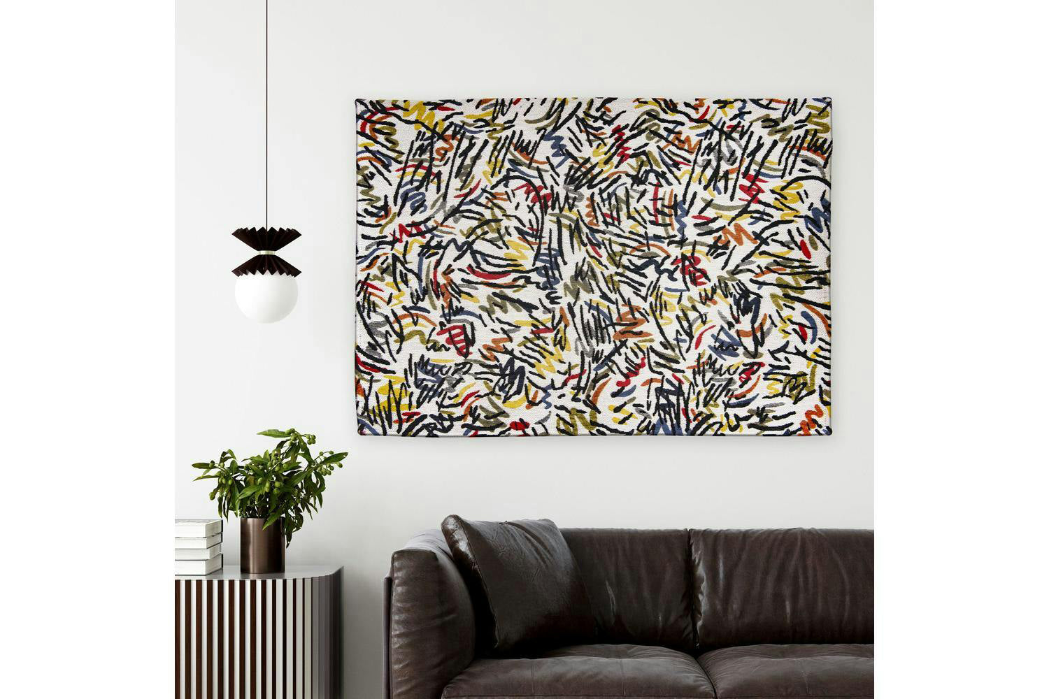 Louis De Poortere | Graffito Street Graph Eco Rug | Multicolour | 140 x 200 cm-6