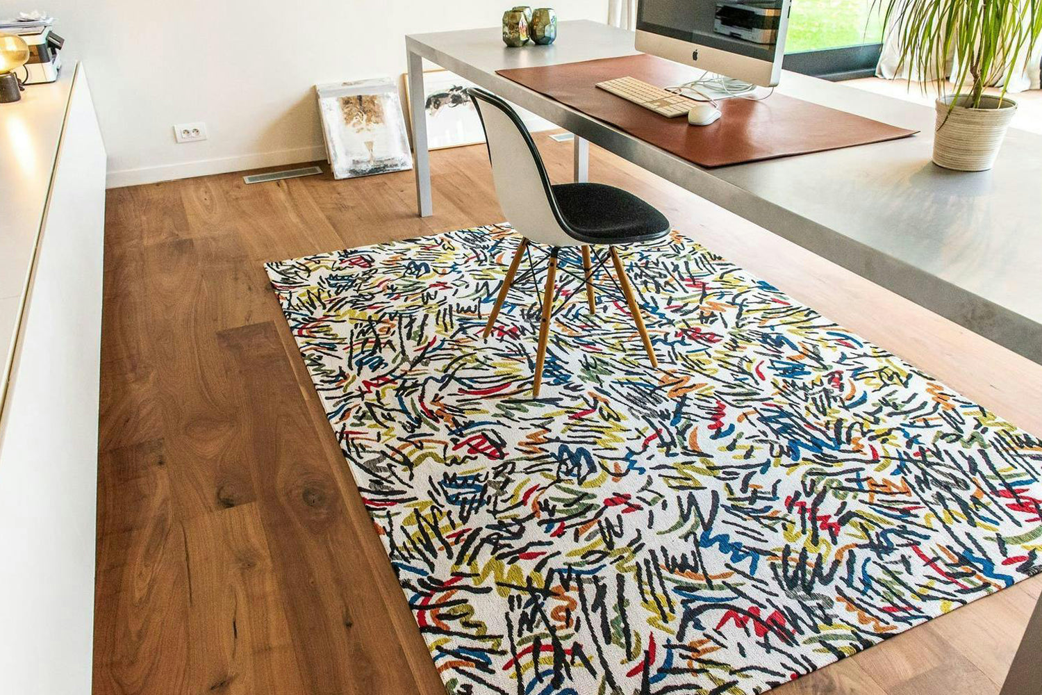 Louis De Poortere | Graffito Street Graph Eco Rug | Multicolour | 200 x 280 cm-2
