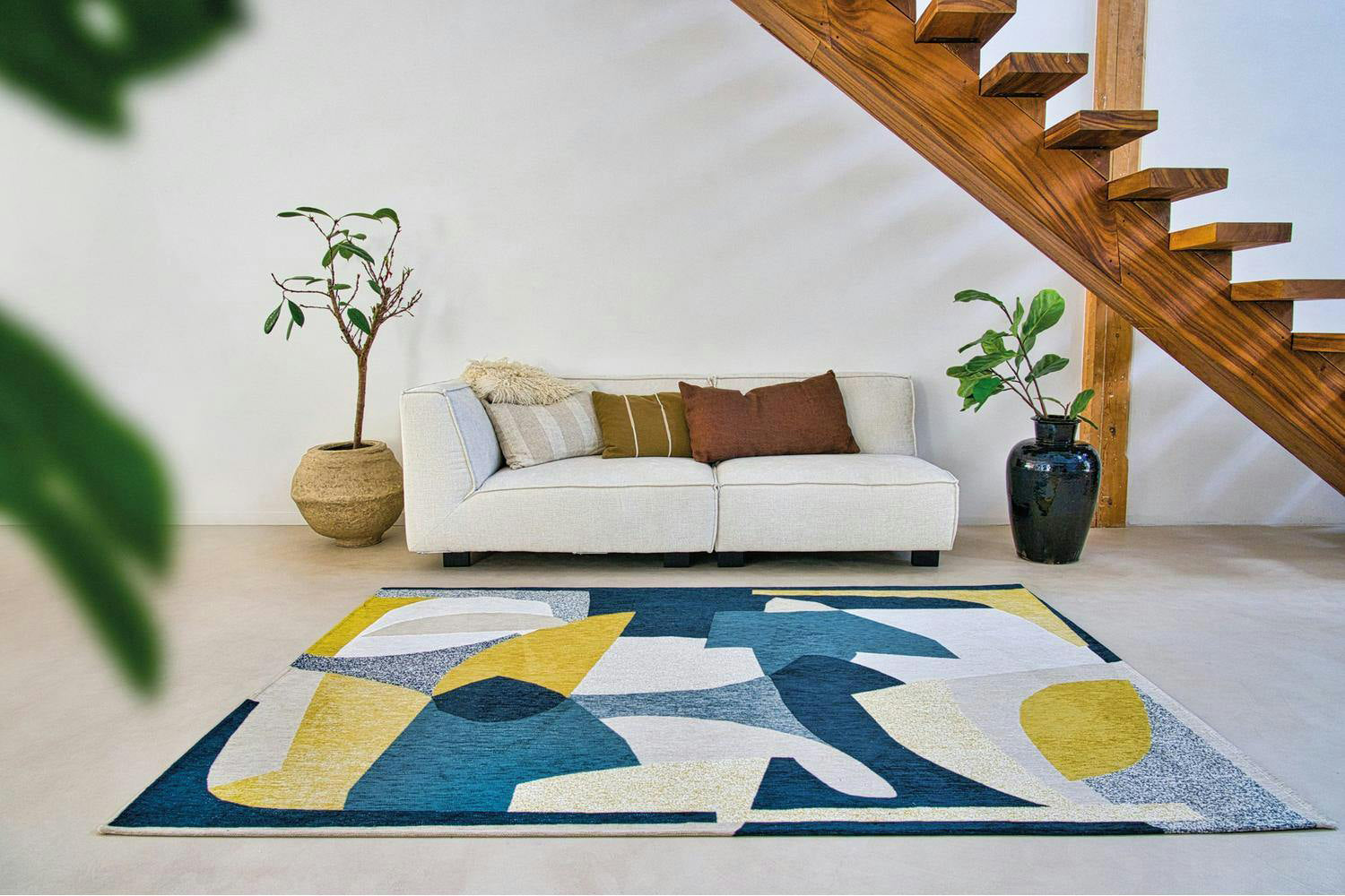 Louis De Poortere | Shapes Duck Song Eco Rug | Multicolour | 170 x 240 cm-2
