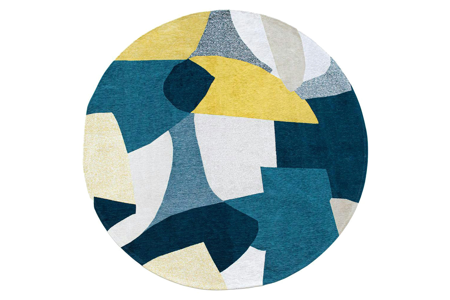 Louis De Poortere | Shapes Duck Song Eco Round Rug | Multicolour | 240 x 240 cm