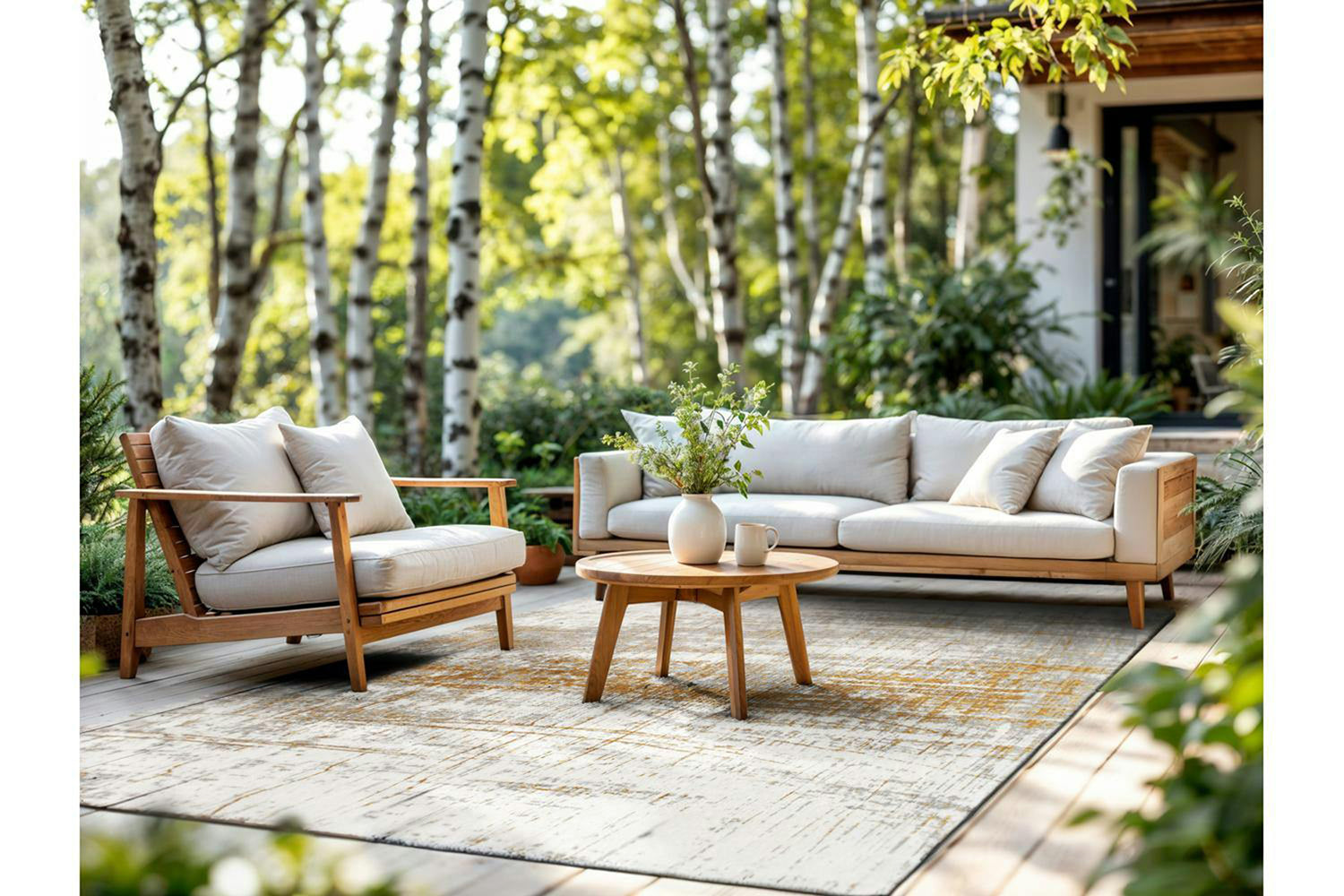 Louis De Poortere | Griff Eco Rug | Yellow | 80 x 150 cm-3