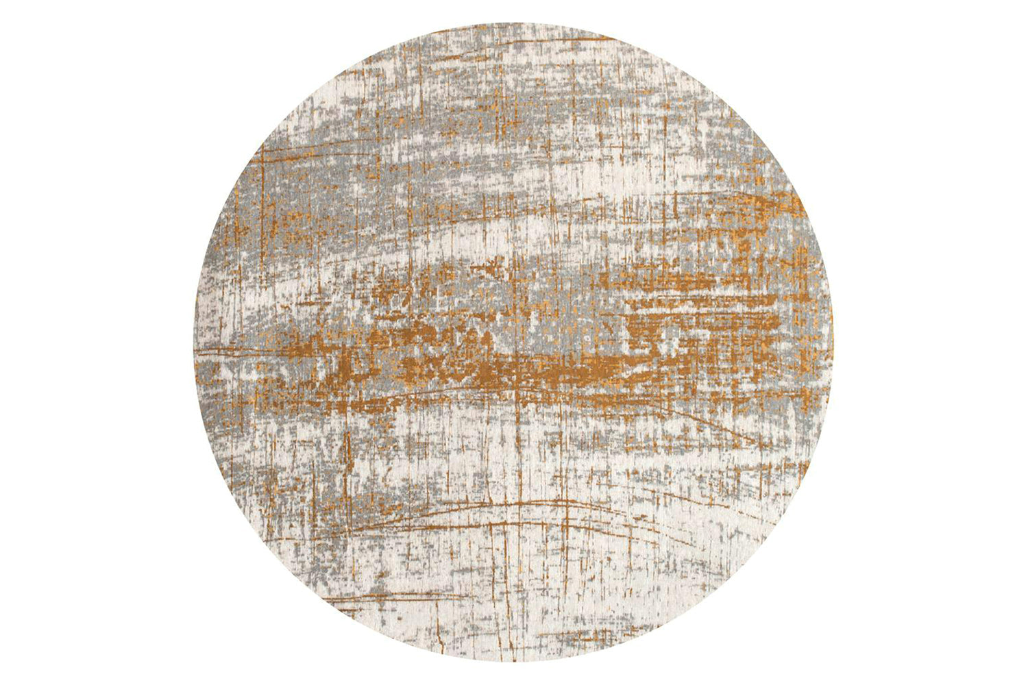 Louis De Poortere | Griff Eco Round Rug | Yellow| 240 x 240 cm