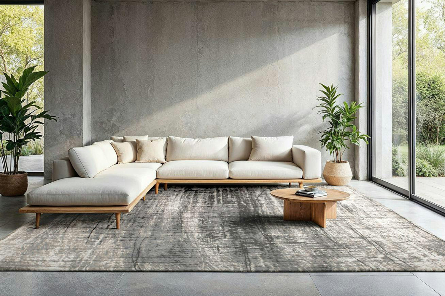 Louis De Poortere | Griff Eco Rug | Grey | 80 x 150 cm-2