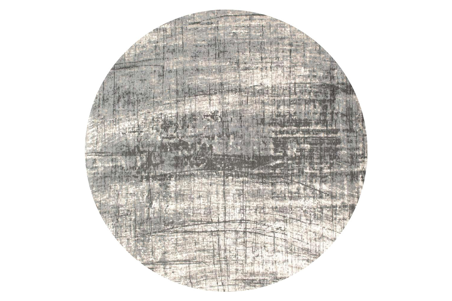 Louis De Poortere | Griff Eco Round Rug | Grey | 240 x 240 cm
