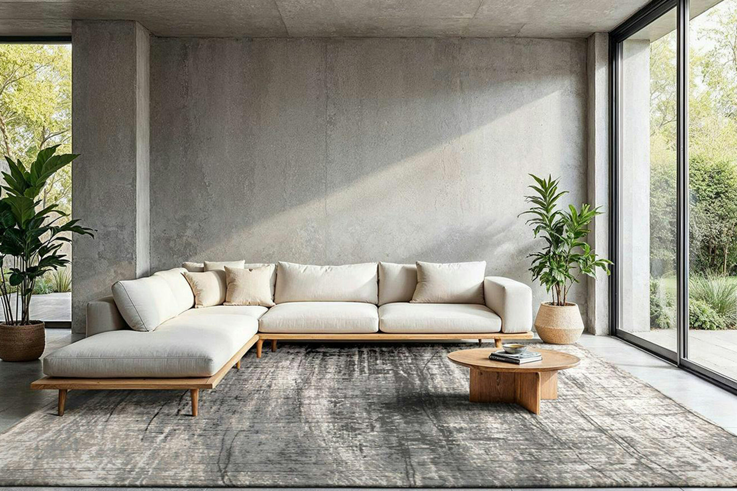 Louis De Poortere | Griff Eco Rug | Grey | 240 x 340 cm-2