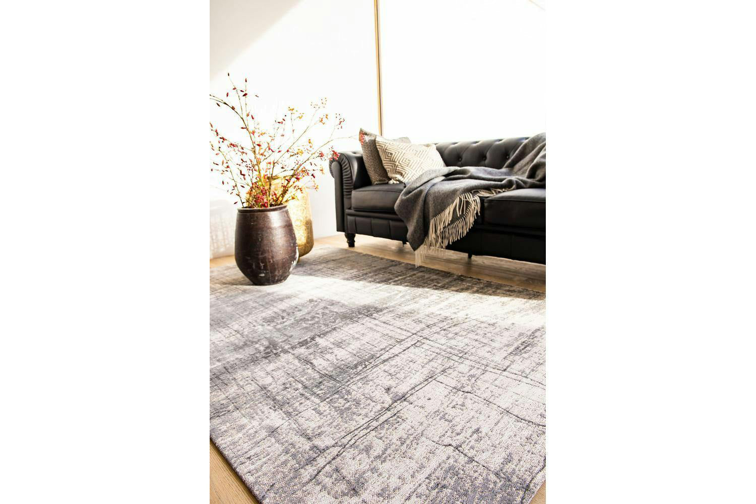 Louis De Poortere | Griff Eco Rug | Grey | 240 x 340 cm-6