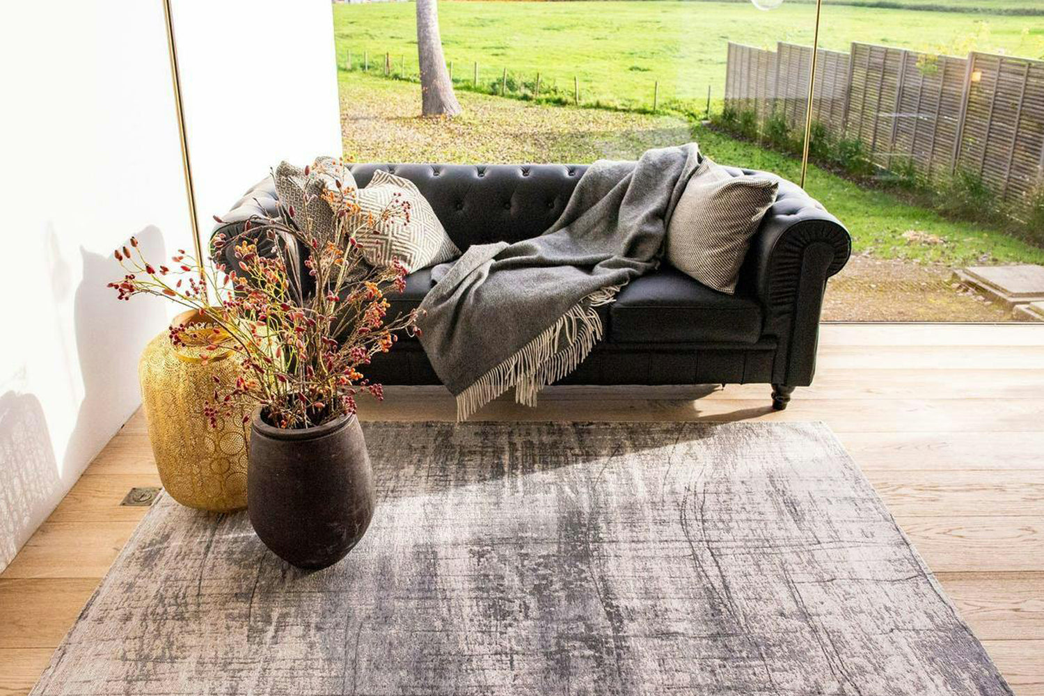 Louis De Poortere | Griff Eco Rug | Grey | 240 x 340 cm-7
