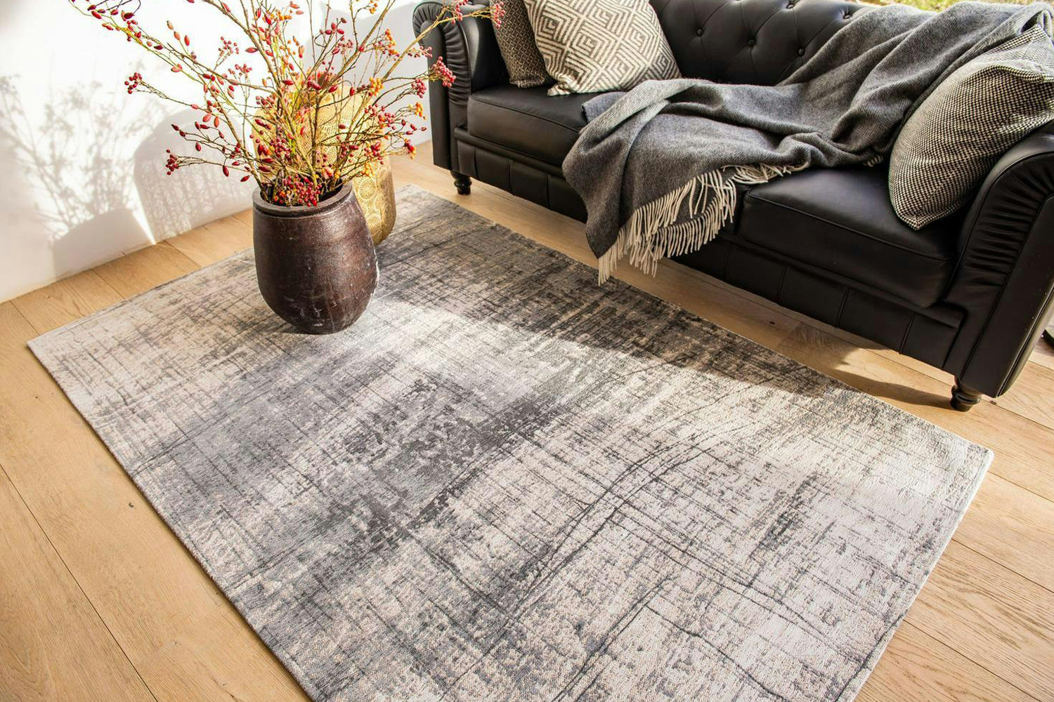 Louis De Poortere | Griff Eco Rug | Grey | 280 x 390 cm-3