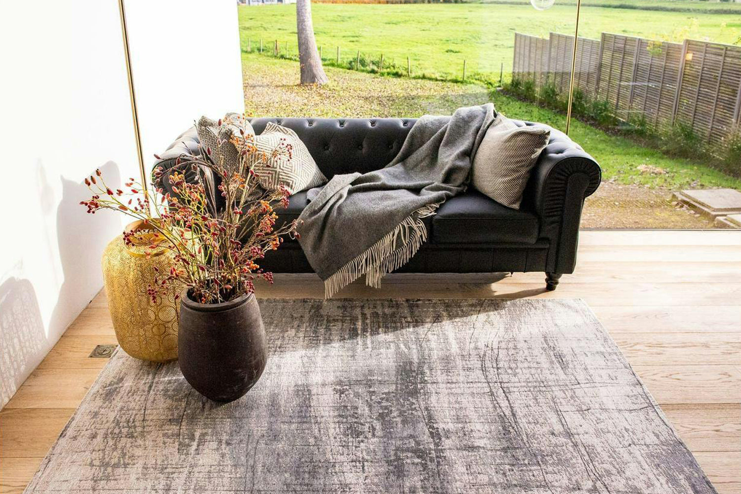 Louis De Poortere | Griff Eco Rug | Grey | 280 x 390 cm-5