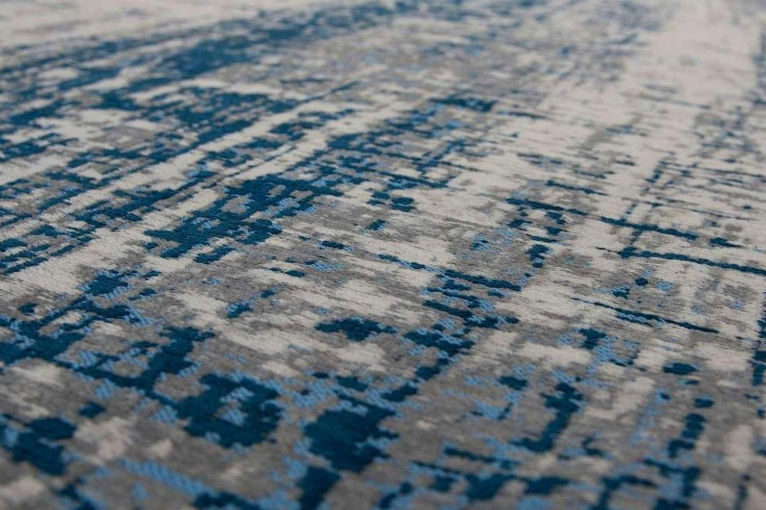 Louis De Poortere | Griff Eco Round Rug | Blue | 240 x 240 cm-2