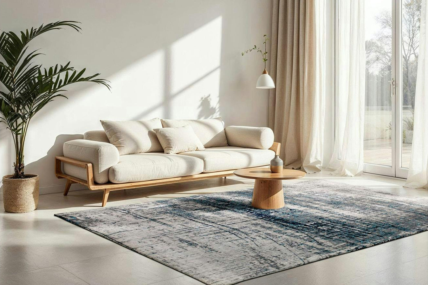 Louis De Poortere | Griff Eco Rug | Blue | 240 x 340 cm-2