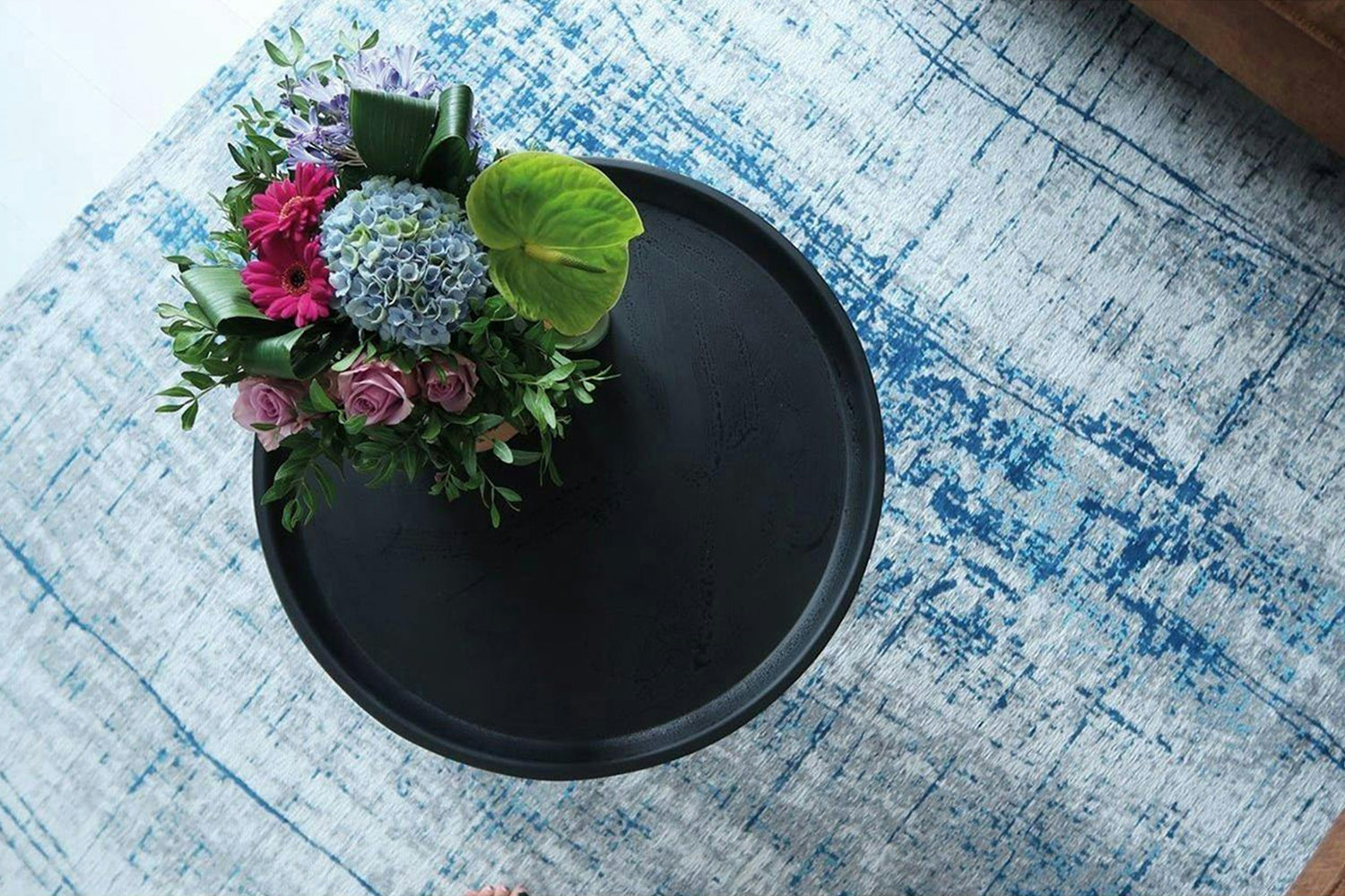 Louis De Poortere | Griff Eco Rug | Blue | 280 x 390 cm-3