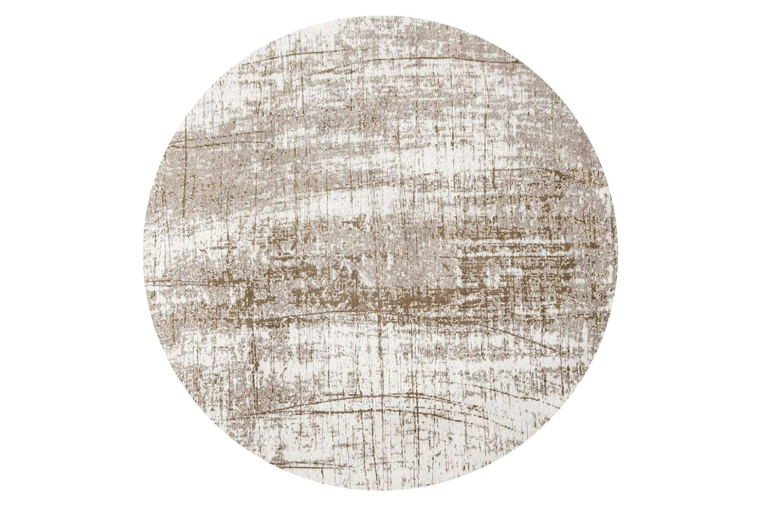 Louis De Poortere | Griff Eco Round Rug | Beige | 140 x 140 cm