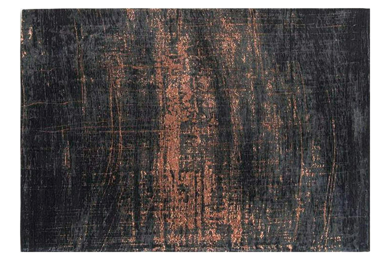 Louis De Poortere | Griff Eco Rug | Black/Brown | 140 x 200 cm