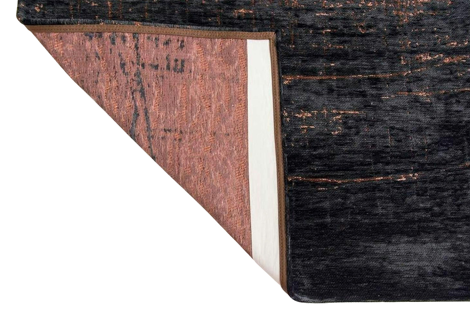 Louis De Poortere | Griff Eco Rug | Black/Brown | 140 x 200 cm-7