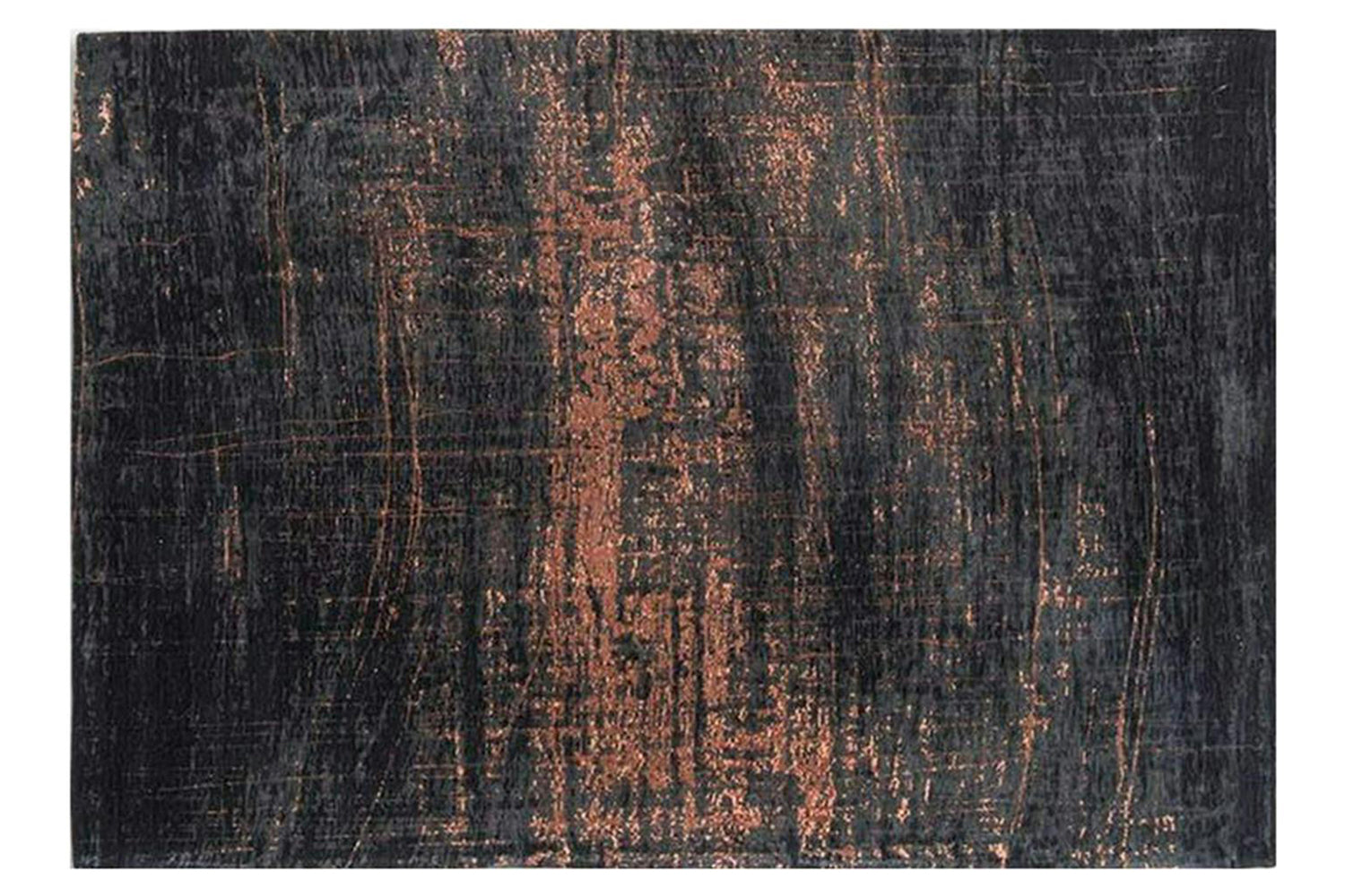 Louis De Poortere | Griff Eco Rug | Black/Brown | 200 x 280 cm