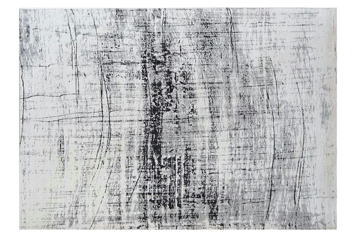 Louis De Poortere | Griff Eco Rug | Black/Grey | 80 x 150 cm