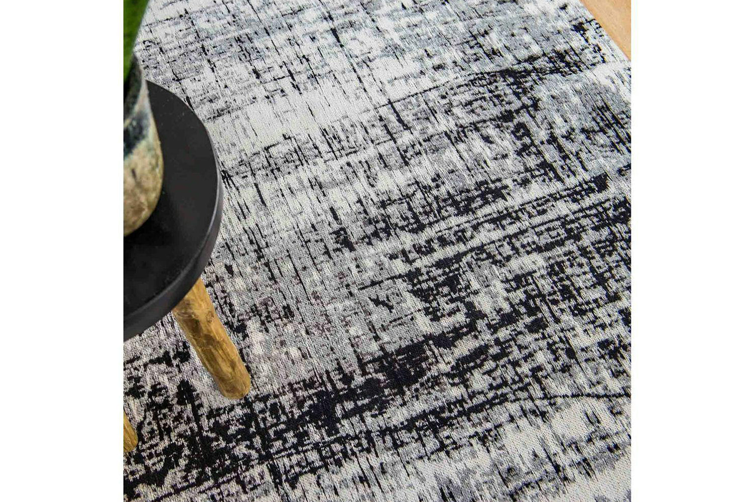 Louis De Poortere | Griff Eco Rug | Black/Grey | 200 x 280 cm-3
