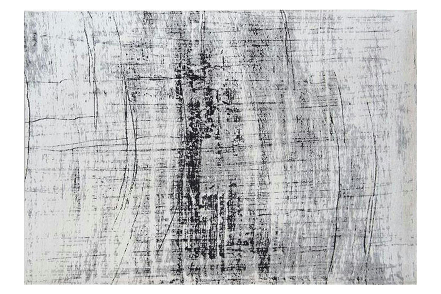 Louis De Poortere | Griff Eco Rug | Black/Grey | 280 x 390 cm