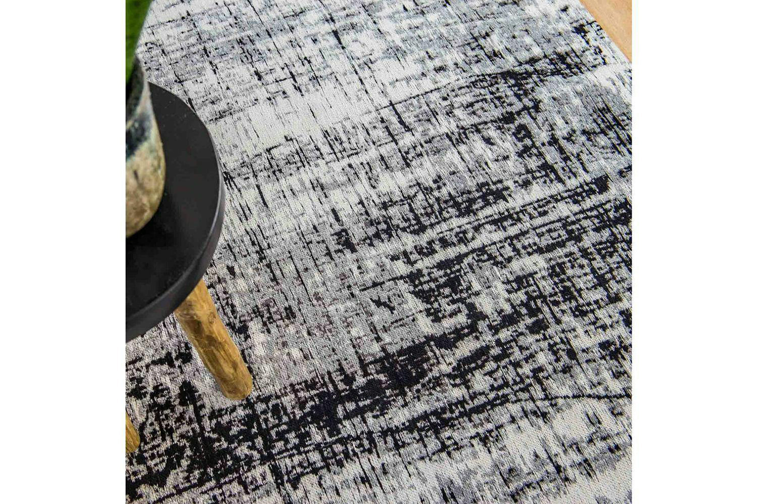 Louis De Poortere | Griff Eco Rug | Black/Grey | 280 x 390 cm-3