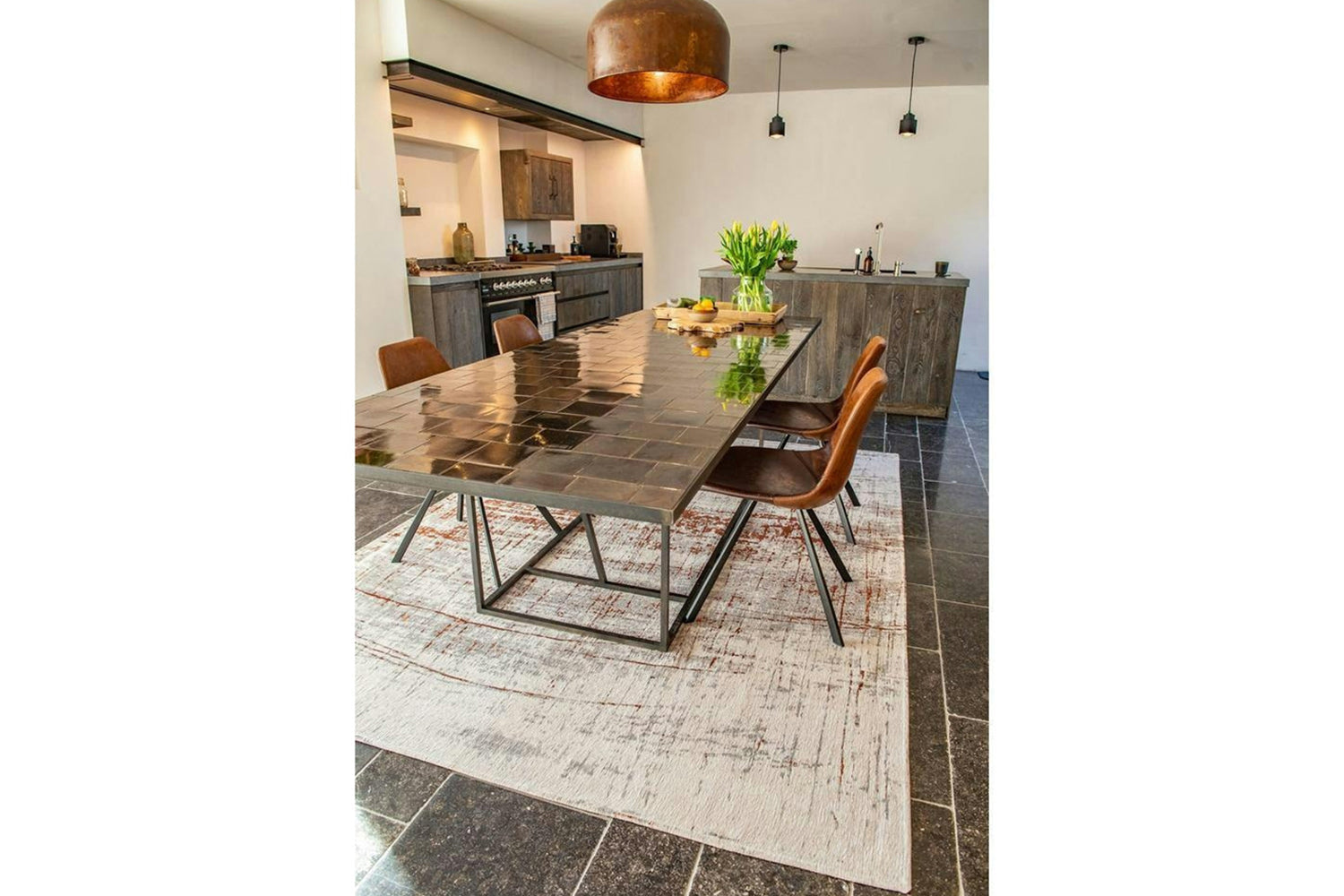 Louis De Poortere | Griff Eco Rug | Brown | 80 x 150 cm-2