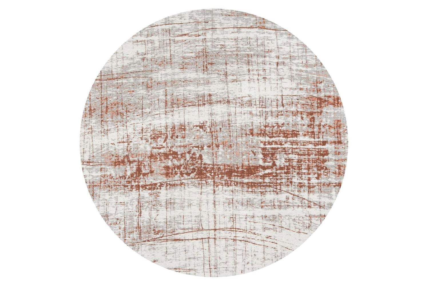 Louis De Poortere | Griff Eco Round Rug | Brown | 140 x 140 cm