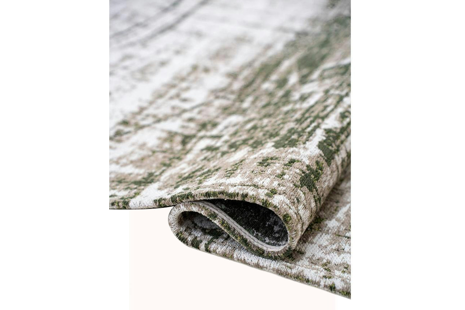 Louis De Poortere | Griff Eco Round Rug | Green | 240 x 240 cm-3