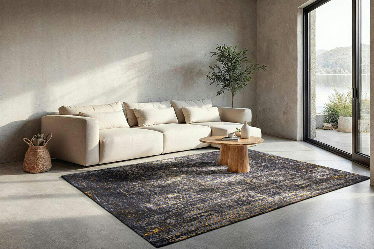 Louis De Poortere | Jacob's Ladder Eco Rug | Broadway Glitter | 170 x 240 cm-2