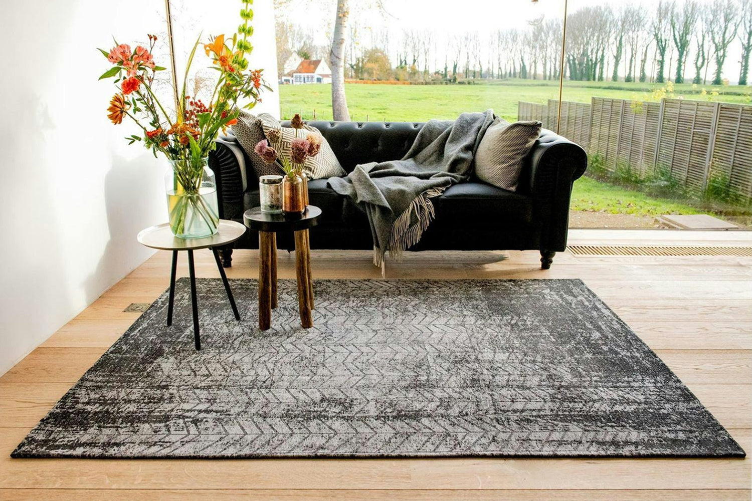 Louis De Poortere | Jacob's Ladder Eco Rug | Harlem Contrast | 200 x 280 cm-2