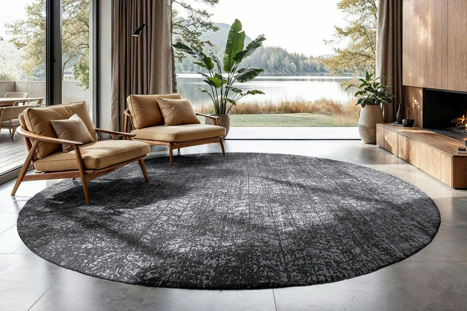 Louis De Poortere | Jacob's Ladder Eco Rug | Harlem Contrast | 200 x 280 cm-3