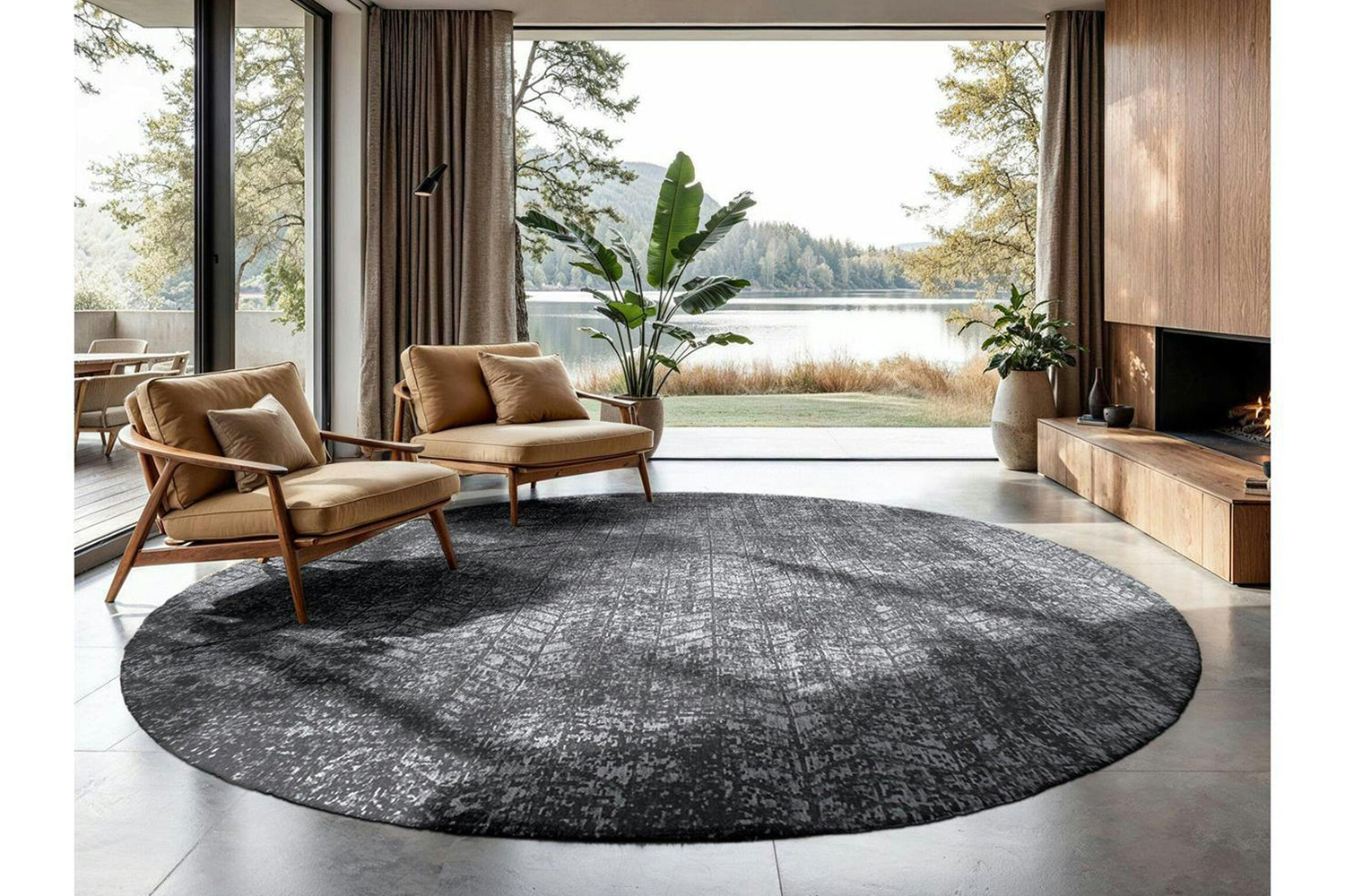Louis De Poortere | Jacob's Ladder Eco Rug | Harlem Contrast | 240 x 340 cm-4