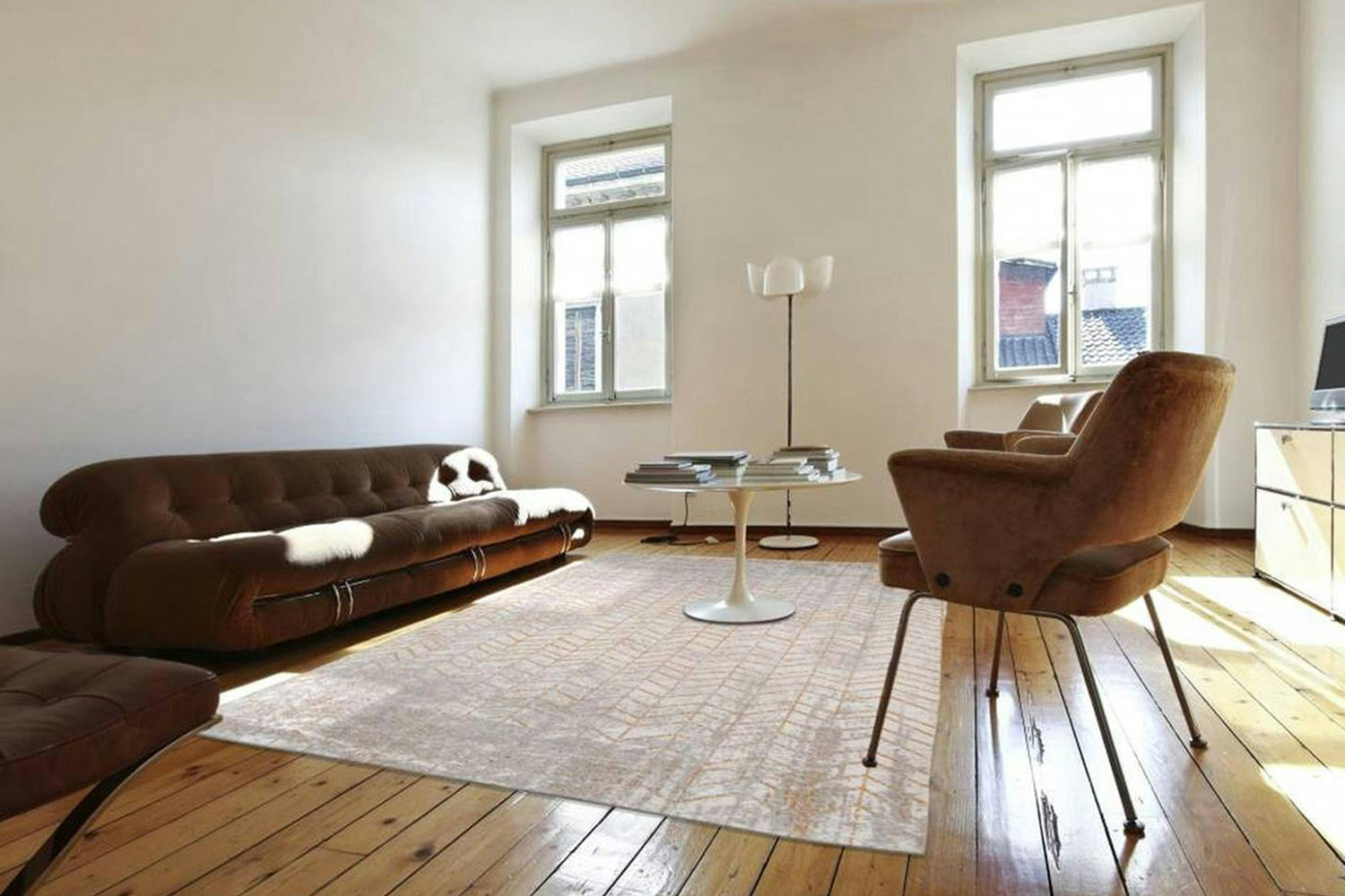 Louis De Poortere | Jacob's Ladder Eco Rug | Beige | 80 x 150 cm-2