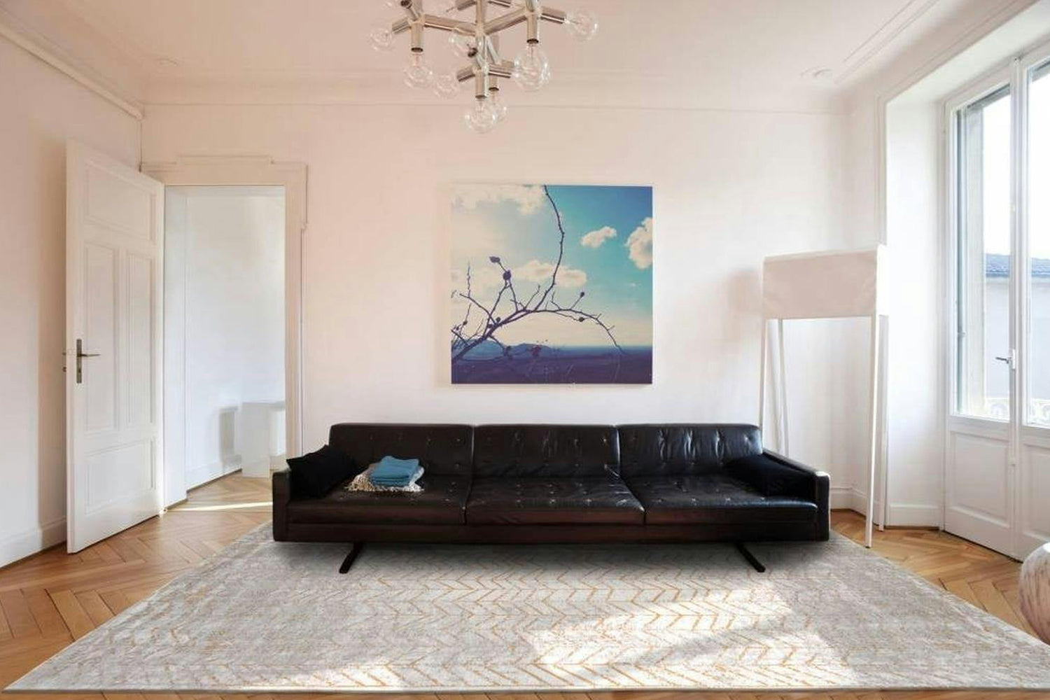 Louis De Poortere | Jacob's Ladder Eco Rug | Beige | 280 x 390 cm-5