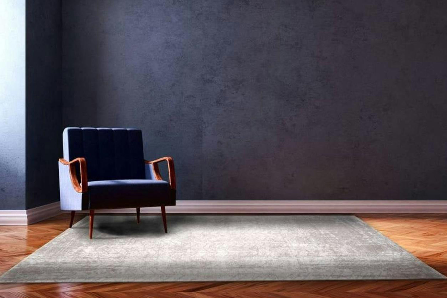 Louis De Poortere | Jacob's Ladder Eco Rug | Grey | 140 x 200 cm-6
