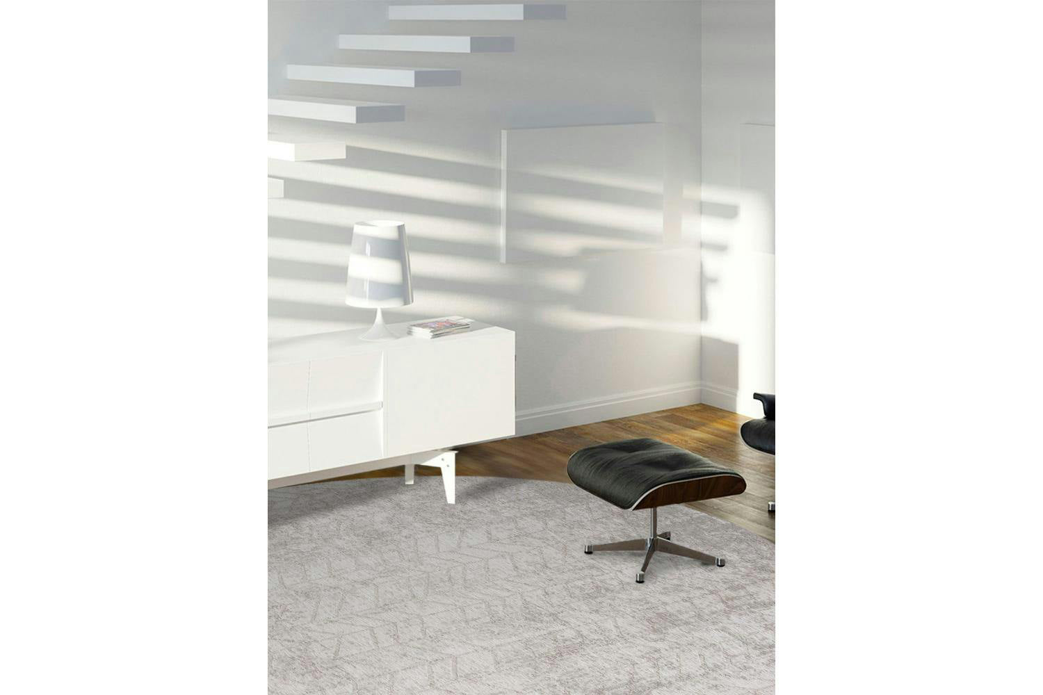 Louis De Poortere | Jacob's Ladder Eco Rug | Grey | 170 x 240 cm-7