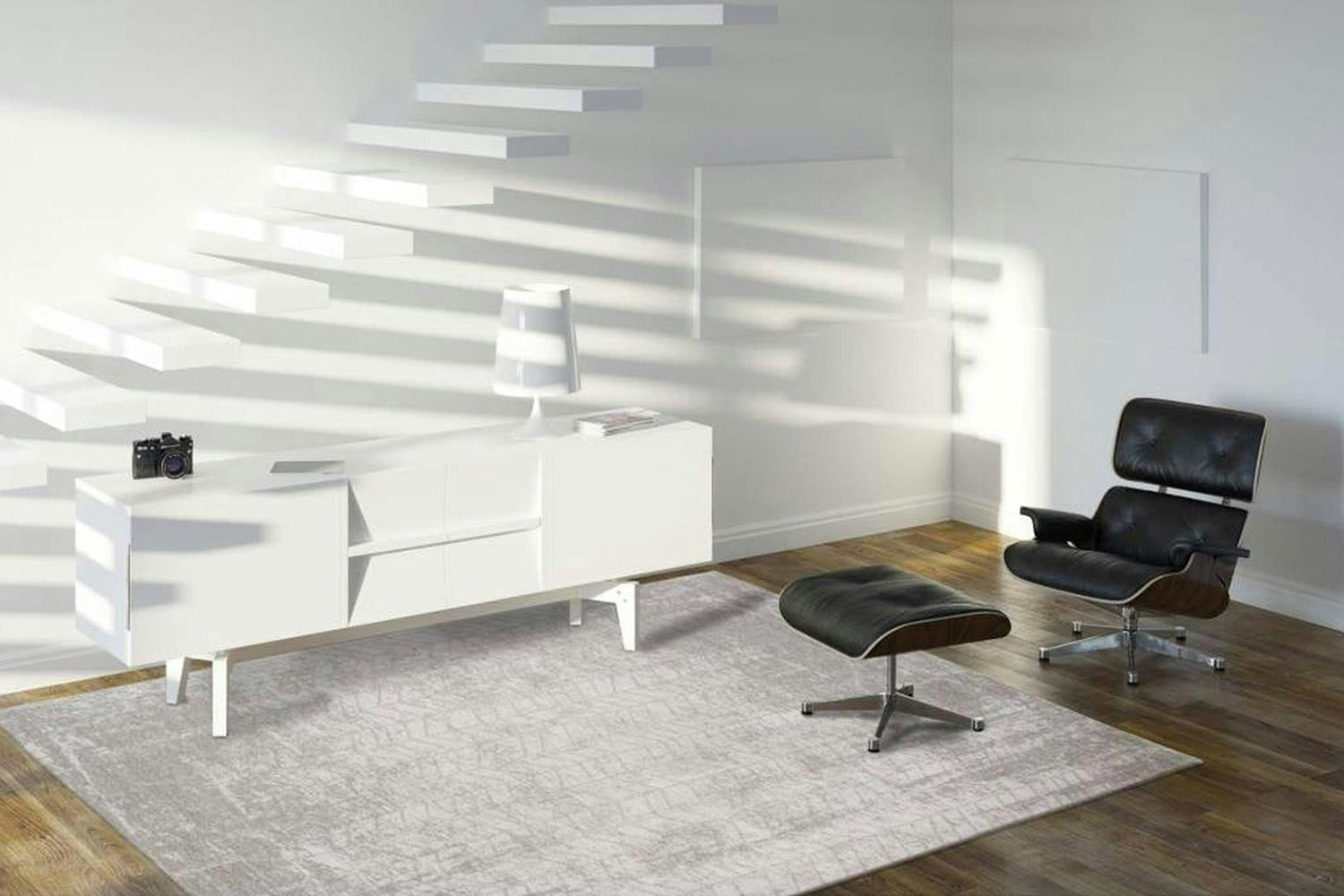 Louis De Poortere | Jacob's Ladder Eco Rug | Grey | 280 x 390 cm-2
