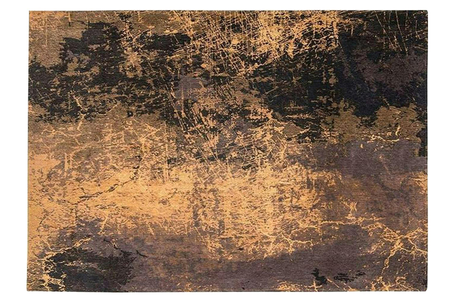Louis De Poortere | Cracks Eco Rug | Orange | 140 x 200 cm