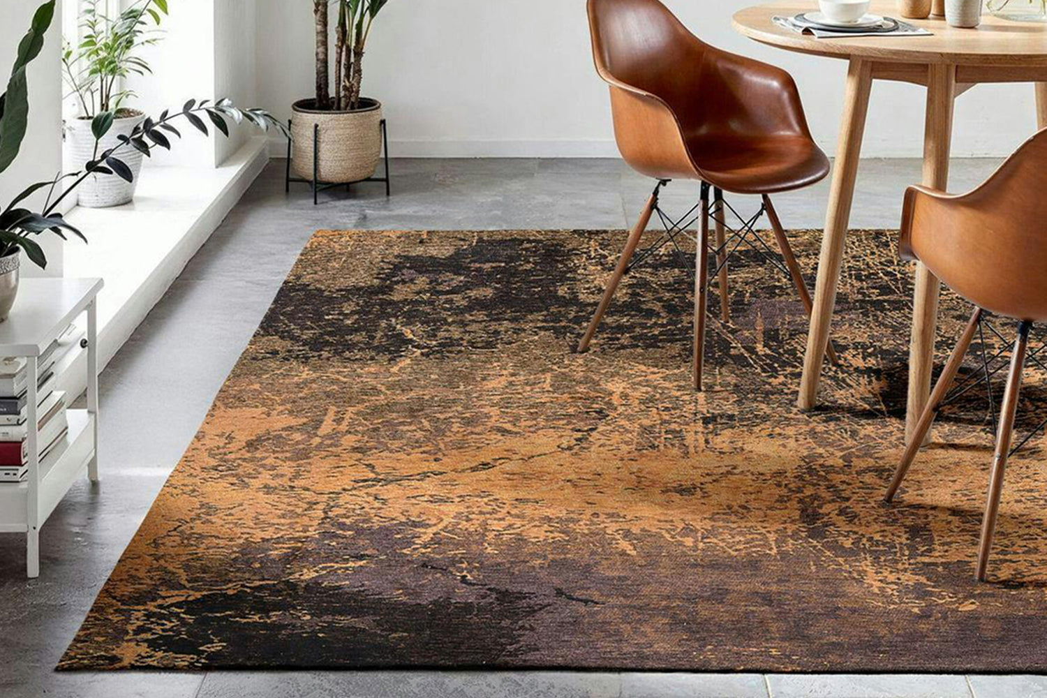 Louis De Poortere | Cracks Eco Rug | Orange | 170 x 240 cm-2
