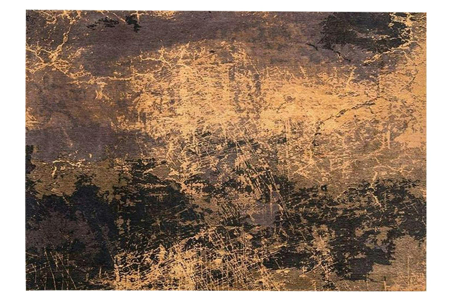 Louis De Poortere | Cracks Eco Rug | Orange | 200 x 280 cm